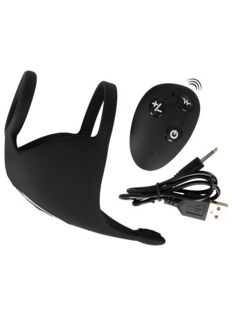 Cock ring with RC ball massager